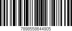 Código de barras (EAN, GTIN, SKU, ISBN): '7898558644905'