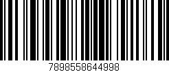 Código de barras (EAN, GTIN, SKU, ISBN): '7898558644998'