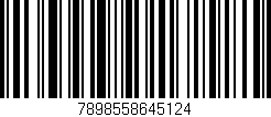 Código de barras (EAN, GTIN, SKU, ISBN): '7898558645124'
