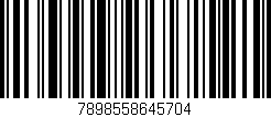 Código de barras (EAN, GTIN, SKU, ISBN): '7898558645704'
