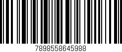 Código de barras (EAN, GTIN, SKU, ISBN): '7898558645988'