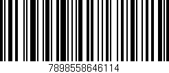 Código de barras (EAN, GTIN, SKU, ISBN): '7898558646114'