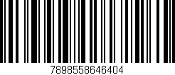 Código de barras (EAN, GTIN, SKU, ISBN): '7898558646404'