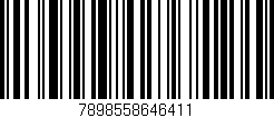 Código de barras (EAN, GTIN, SKU, ISBN): '7898558646411'