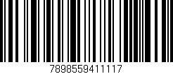Código de barras (EAN, GTIN, SKU, ISBN): '7898559411117'