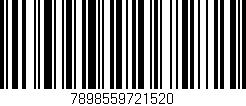 Código de barras (EAN, GTIN, SKU, ISBN): '7898559721520'