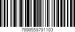 Código de barras (EAN, GTIN, SKU, ISBN): '7898559791103'