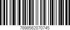 Código de barras (EAN, GTIN, SKU, ISBN): '7898562070745'