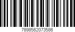Código de barras (EAN, GTIN, SKU, ISBN): '7898562073586'
