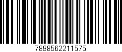 Código de barras (EAN, GTIN, SKU, ISBN): '7898562211575'