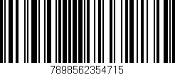 Código de barras (EAN, GTIN, SKU, ISBN): '7898562354715'
