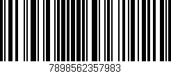 Código de barras (EAN, GTIN, SKU, ISBN): '7898562357983'
