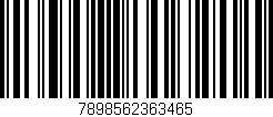 Código de barras (EAN, GTIN, SKU, ISBN): '7898562363465'