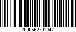 Código de barras (EAN, GTIN, SKU, ISBN): '7898562791947'