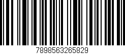 Código de barras (EAN, GTIN, SKU, ISBN): '7898563265829'