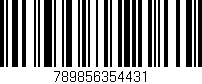 Código de barras (EAN, GTIN, SKU, ISBN): '789856354431'