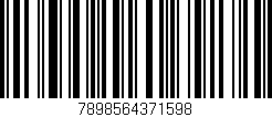 Código de barras (EAN, GTIN, SKU, ISBN): '7898564371598'