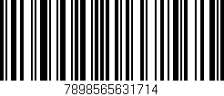 Código de barras (EAN, GTIN, SKU, ISBN): '7898565631714'