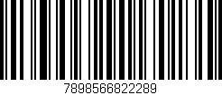 Código de barras (EAN, GTIN, SKU, ISBN): '7898566822289'