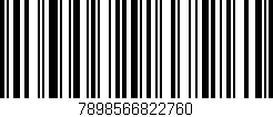 Código de barras (EAN, GTIN, SKU, ISBN): '7898566822760'
