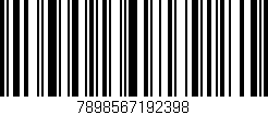 Código de barras (EAN, GTIN, SKU, ISBN): '7898567192398'