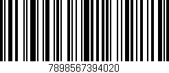 Código de barras (EAN, GTIN, SKU, ISBN): '7898567394020'