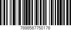 Código de barras (EAN, GTIN, SKU, ISBN): '7898567750178'