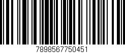 Código de barras (EAN, GTIN, SKU, ISBN): '7898567750451'