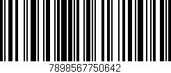 Código de barras (EAN, GTIN, SKU, ISBN): '7898567750642'