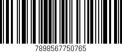 Código de barras (EAN, GTIN, SKU, ISBN): '7898567750765'