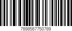 Código de barras (EAN, GTIN, SKU, ISBN): '7898567750789'