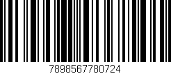 Código de barras (EAN, GTIN, SKU, ISBN): '7898567780724'