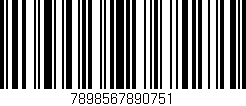 Código de barras (EAN, GTIN, SKU, ISBN): '7898567890751'
