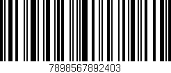 Código de barras (EAN, GTIN, SKU, ISBN): '7898567892403'