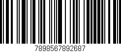 Código de barras (EAN, GTIN, SKU, ISBN): '7898567892687'
