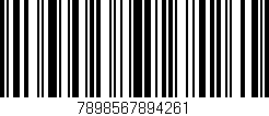 Código de barras (EAN, GTIN, SKU, ISBN): '7898567894261'