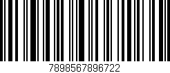 Código de barras (EAN, GTIN, SKU, ISBN): '7898567896722'