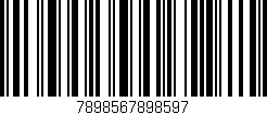 Código de barras (EAN, GTIN, SKU, ISBN): '7898567898597'
