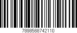 Código de barras (EAN, GTIN, SKU, ISBN): '7898568742110'