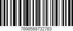Código de barras (EAN, GTIN, SKU, ISBN): '7898569732783'