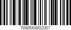 Código de barras (EAN, GTIN, SKU, ISBN): '7898569892067'