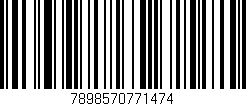 Código de barras (EAN, GTIN, SKU, ISBN): '7898570771474'