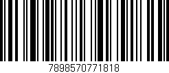 Código de barras (EAN, GTIN, SKU, ISBN): '7898570771818'