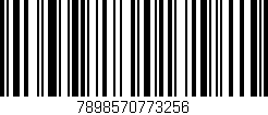 Código de barras (EAN, GTIN, SKU, ISBN): '7898570773256'