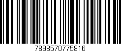 Código de barras (EAN, GTIN, SKU, ISBN): '7898570775816'