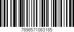 Código de barras (EAN, GTIN, SKU, ISBN): '7898571063165'
