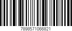 Código de barras (EAN, GTIN, SKU, ISBN): '7898571066821'