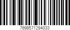 Código de barras (EAN, GTIN, SKU, ISBN): '7898571294033'