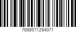 Código de barras (EAN, GTIN, SKU, ISBN): '7898571294071'