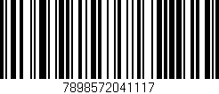 Código de barras (EAN, GTIN, SKU, ISBN): '7898572041117'